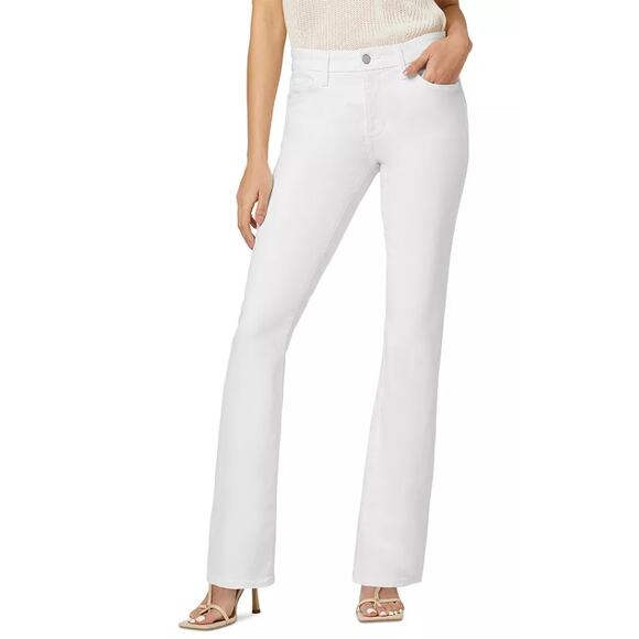 Joe's Women's White The Provocateur Petite Mid Rise Bootcut Jeans Size 26 - Picture 1 of 11